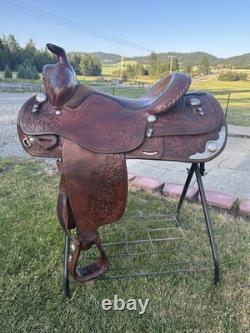 Horse Tack 15 1/2 Custom Mike Wick Western Saddle