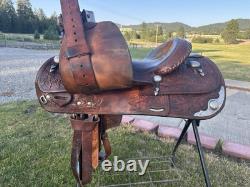 Horse Tack 15 1/2 Custom Mike Wick Western Saddle