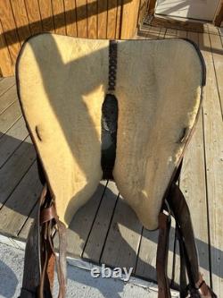 Horse Tack 15 1/2 Custom Mike Wick Western Saddle