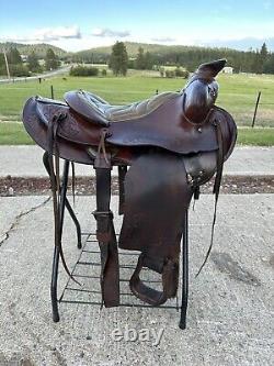 Horse Tack 15 1/2 Diamond C Western Saddle