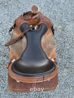 Horse Tack 15 1/2 Kerry Kuhn Ranch Cutter Cowhorse Western Saddle