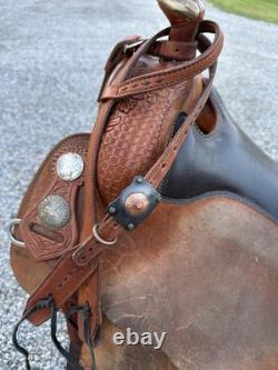 Horse Tack 15 1/2 Kerry Kuhn Ranch Cutter Cowhorse Western Saddle
