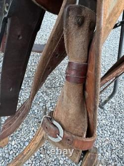 Horse Tack 15 1/2 Kerry Kuhn Ranch Cutter Cowhorse Western Saddle