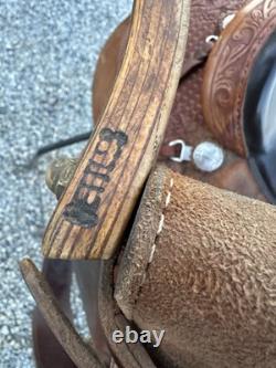 Horse Tack 15 1/2 Kerry Kuhn Ranch Cutter Cowhorse Western Saddle