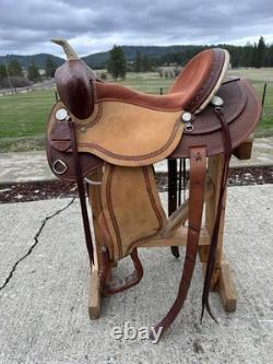 Horse Tack 15 1/2 The American Western Barrel Racing Saddle