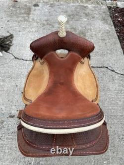 Horse Tack 15 1/2 The American Western Barrel Racing Saddle