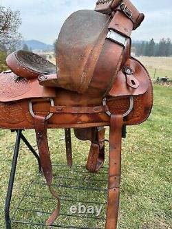 Horse Tack 15 Circle A American Western Saddle