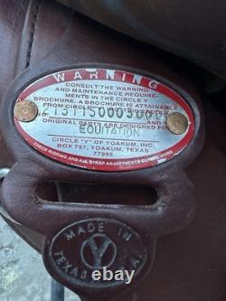 Horse Tack 15 Circle Y Equitation Western Saddle