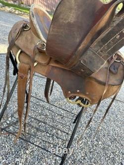 Horse Tack 15 Sulfur River Texas Wade Western Ranch Roping Saddle