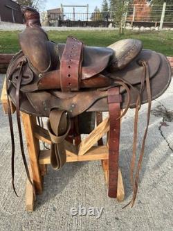 Horse Tack 15 Western Ranch Roping Trail Saddle
