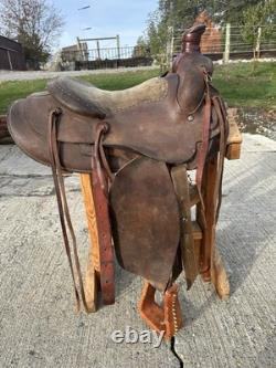Horse Tack 15 Western Ranch Roping Trail Saddle