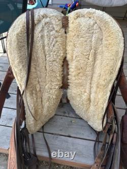 Horse Tack 16 1/2 Custom Wade Ranch Roping Western Saddle