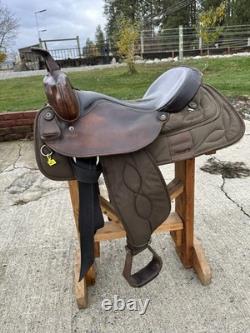 Horse Tack 16 Bighorn Western Trail Saddle