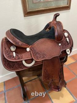 Horse Tack 16 Bob's Custom Western Reining Show Saddle