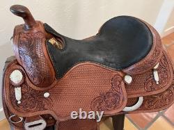 Horse Tack 16 Bob's Custom Western Reining Show Saddle