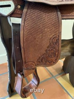 Horse Tack 16 Bob's Custom Western Reining Show Saddle