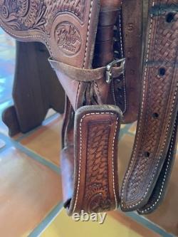 Horse Tack 16 Bob's Custom Western Reining Show Saddle