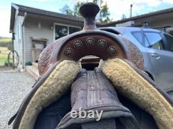 Horse Tack 16 Bob's Duane Latimer Reining Western Saddle