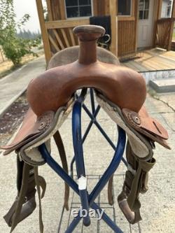 Horse Tack 16 Fabtron Trail Barrel Western Saddle