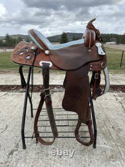 Horse Tack 16 Saddle King Western Barrel Racing Saddle