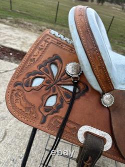 Horse Tack 16 Saddle King Western Barrel Racing Saddle