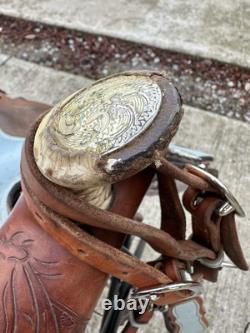 Horse Tack 16 Saddle King Western Barrel Racing Saddle