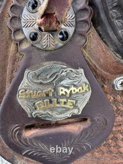 Horse Tack 16 Stuart Rybak Elite Western Roper Ranch Saddle