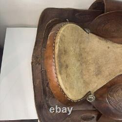 Horse Tack 16 Western Leather Handmade Vintage Saddle