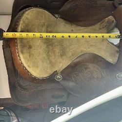 Horse Tack 16 Western Leather Handmade Vintage Saddle