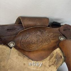 Horse Tack 16 Western Leather Handmade Vintage Saddle