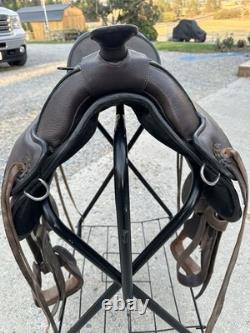Horse Tack 17 Black Forest Treeless Western Saddle
