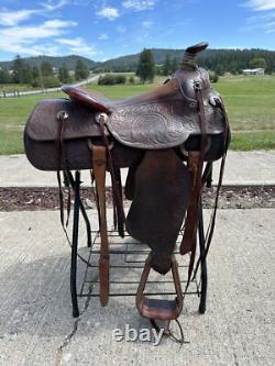Horse Tack Antique N. Porter 15 Western Saddle