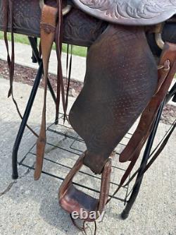 Horse Tack Antique N. Porter 15 Western Saddle