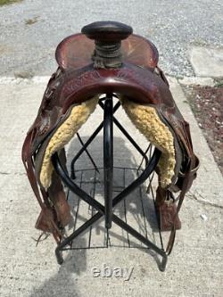 Horse Tack Antique N. Porter 15 Western Saddle