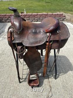 Horse Tack Antique N. Porter 15 Western Saddle