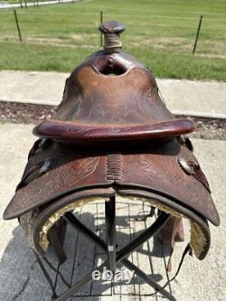 Horse Tack Antique N. Porter 15 Western Saddle