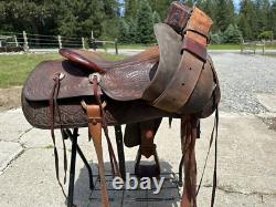 Horse Tack Antique N. Porter 15 Western Saddle