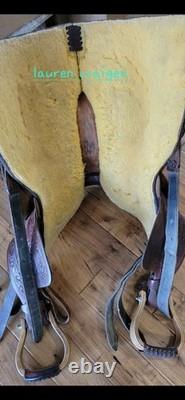 Hud Roberts Ranch Cutter Saddle 16 Show Quality Leather Western Signature HR