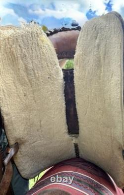 Hurrford Tex Tan Yoakum 16 In Western Saddle Used. Excellent Condition No Wear