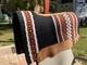 Impact Gel Western Saddle Navajo Woven Show Pad Black Rust Brown Wh Large 36x34