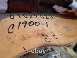 IMPACT GEL Western Saddle Navajo Woven Show Pad Black Rust Brown Wh Large 36x34