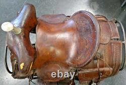 Incredibly Rare, Museum Quality 1889 SC Gallup Western Ranch/Pueblo Saddle