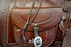 Incredibly Rare, Museum Quality 1889 SC Gallup Western Ranch/Pueblo Saddle