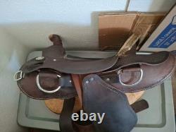 J Black Saddle Co. Western Saddle Brown