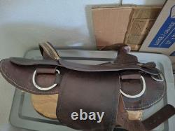 J Black Saddle Co. Western Saddle Brown
