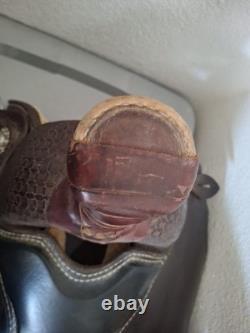 J Black Saddle Co. Western Saddle Brown