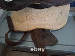 J Black Saddle Co. Western Saddle Brown