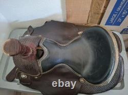 J Black Saddle Co. Western Saddle Brown