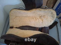 J Black Saddle Co. Western Saddle Brown