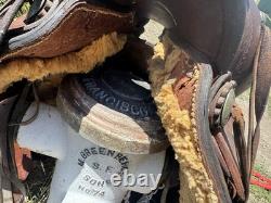 JC Higgins 14.5 Vintage Western Saddle